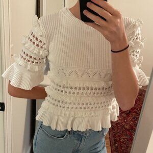 John + Jenn Crochet Sweater